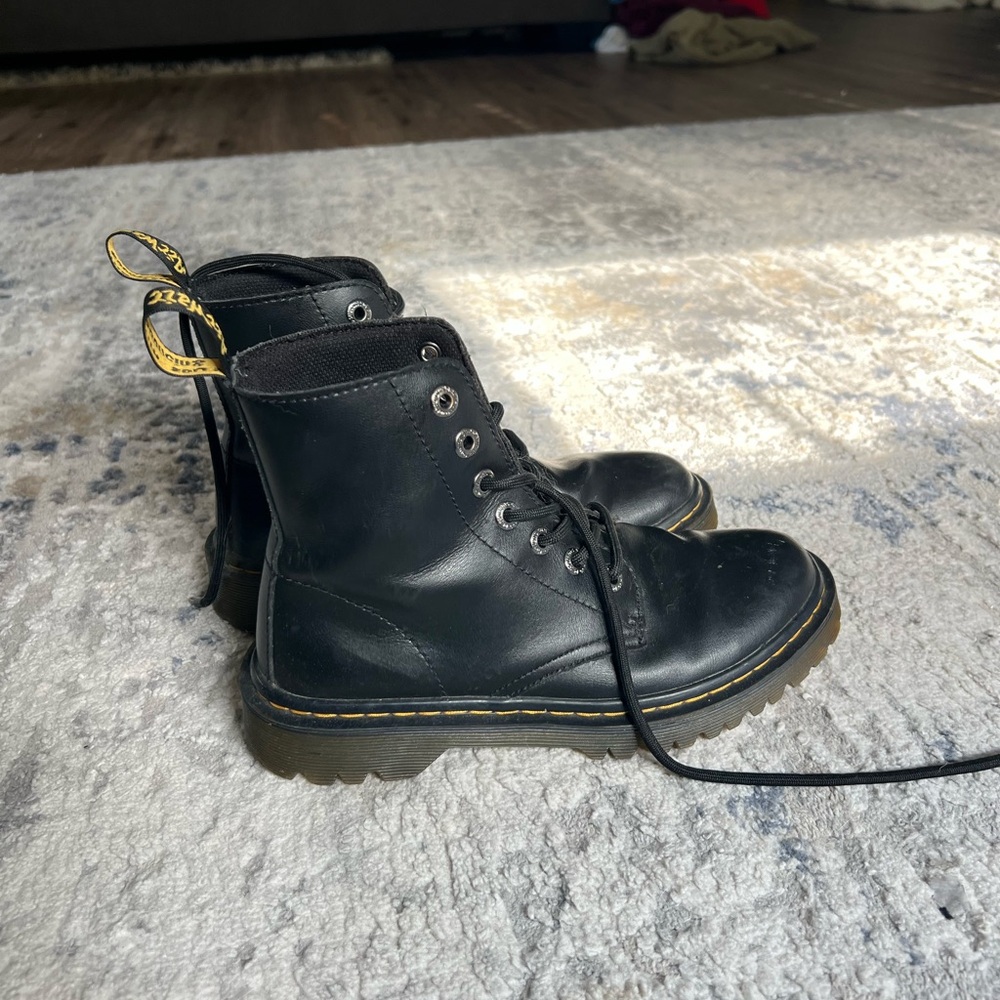 Dr. Martens Black Lace-Up Boots